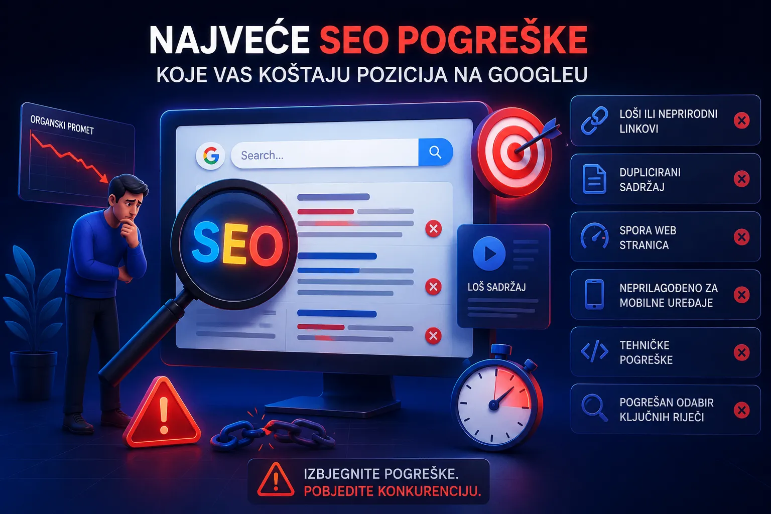 SEO pogreške